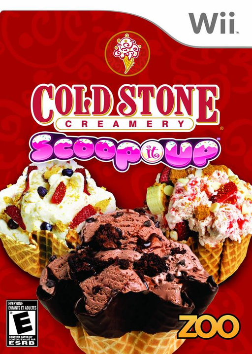 Cold Stone Creamery: Scoop It Up box art for Wii